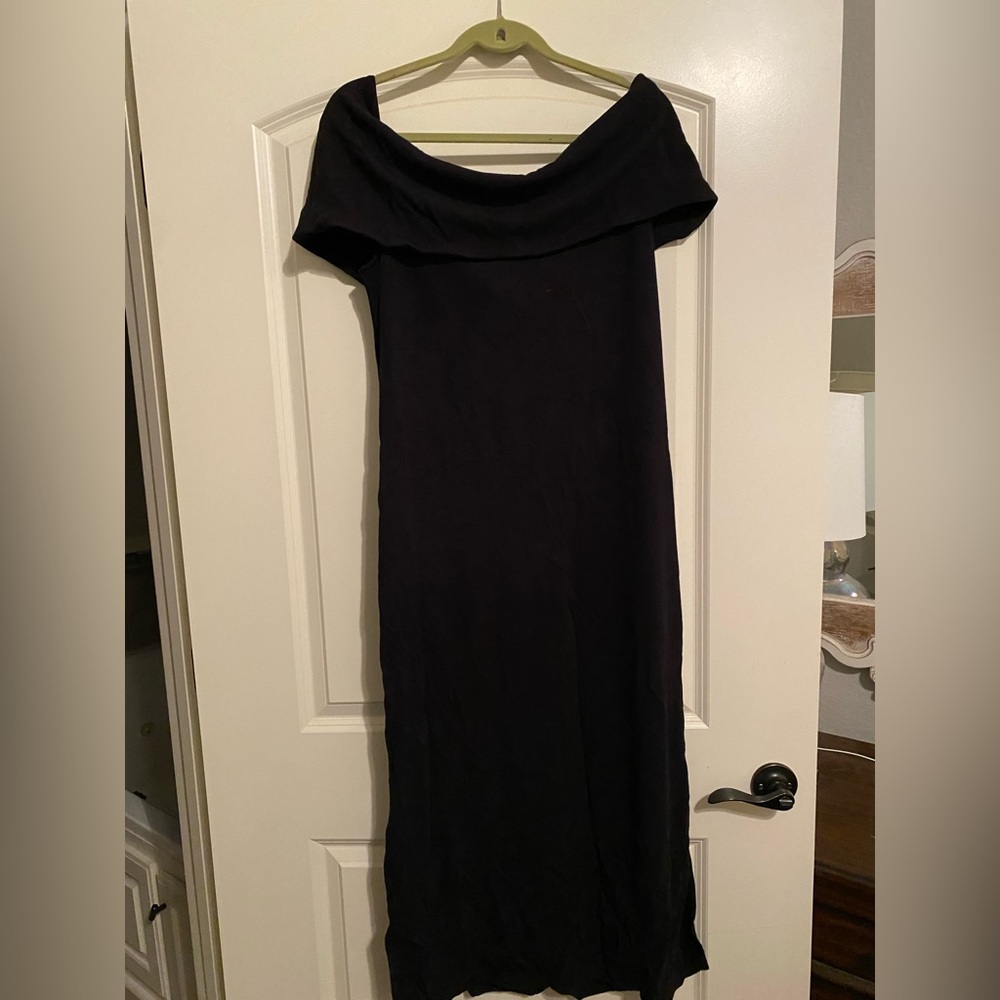 Black Off The Shoulder Dress